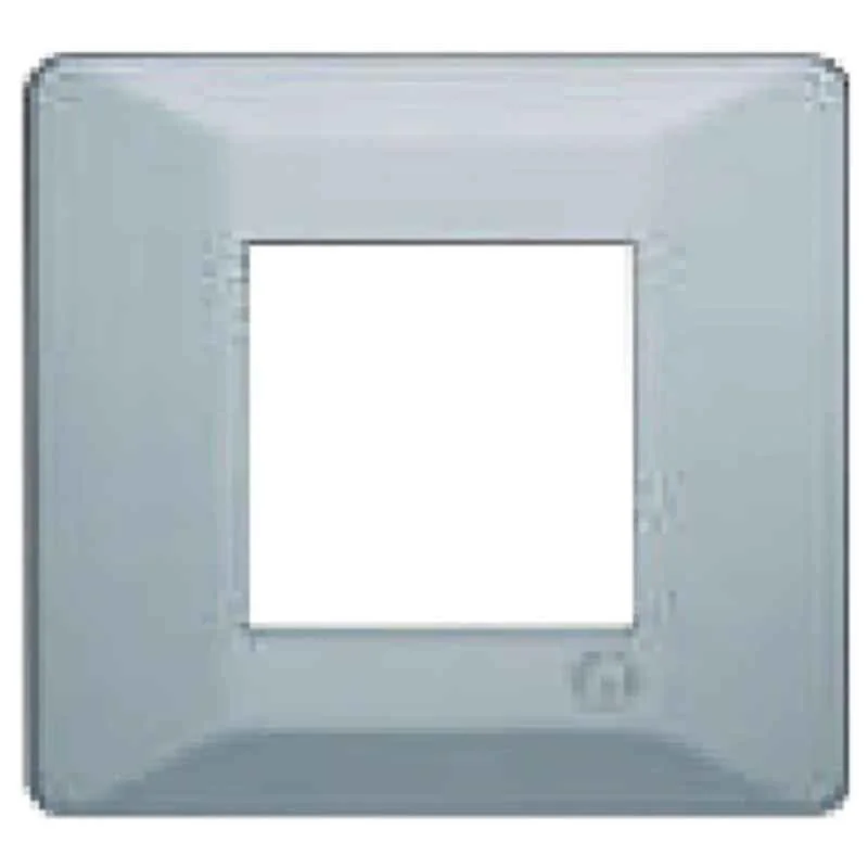 L&T entice 1 Module Cover Plate (Without Grid Frames) (Pack of 15) [Ice Silver]